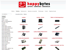 Tablet Screenshot of happybytes.nl